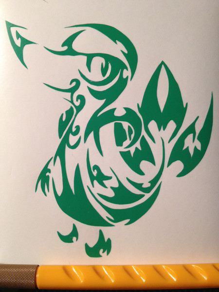 切り絵 ツタージャ のりネコ さんのイラスト ニコニコ静画 イラスト