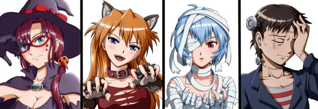エヴァでハロウィン アルヴァレス さんのイラスト ニコニコ静画 イラスト