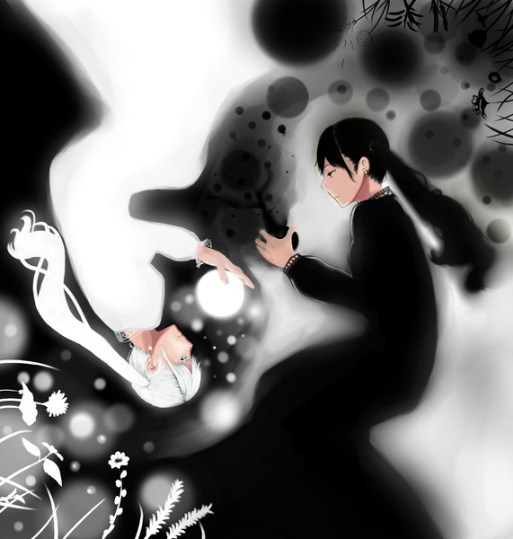 白と黒 こっとん さんのイラスト ニコニコ静画 イラスト