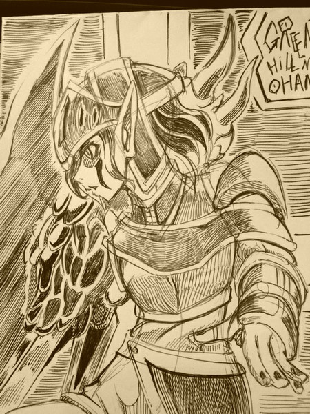 ファンタジー図鑑で鎧着たエルフをみてしまったので Sandback さんのイラスト ニコニコ静画 イラスト