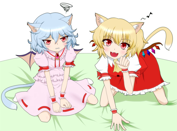 スカーレット姉妹 猫 滝壷 さんのイラスト ニコニコ静画 イラスト