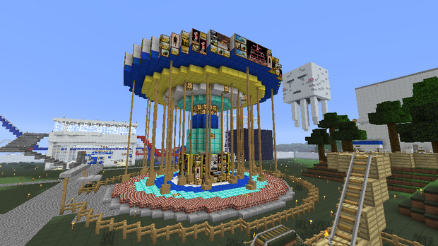 Minecraft 回転 しない ブランコ作ってみた セカイとミライ さんのイラスト ニコニコ静画 イラスト
