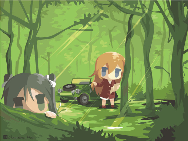 森の中 ニコニコ静画 イラスト