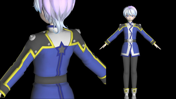 【MMD】【サクラ大戦】レニの星組戦闘服作成中