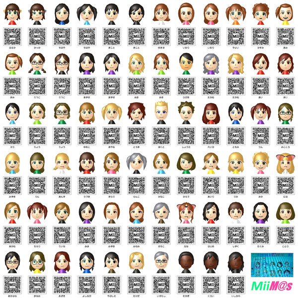 驚くばかり3ds Mii Qrコード 可愛い 最高の壁紙hd