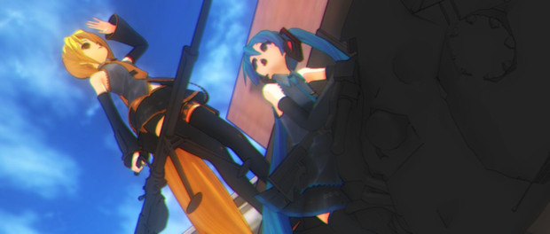 Mmd ここどこだよぉ 初音ミク 亞北ネル エリアル さんのイラスト ニコニコ静画 イラスト