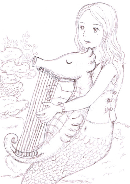 人魚１ Baudroie さんのイラスト ニコニコ静画 イラスト