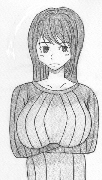 たてセーターの女の子 Bori さんのイラスト ニコニコ静画 イラスト