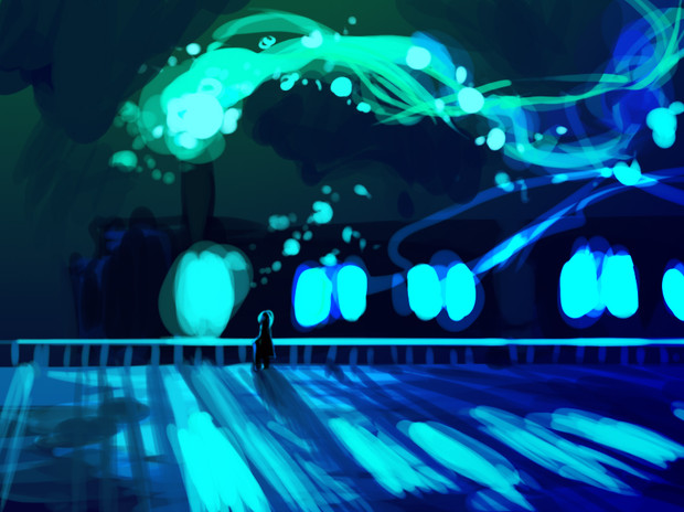 青黒い光車 Seru さんのイラスト ニコニコ静画 イラスト