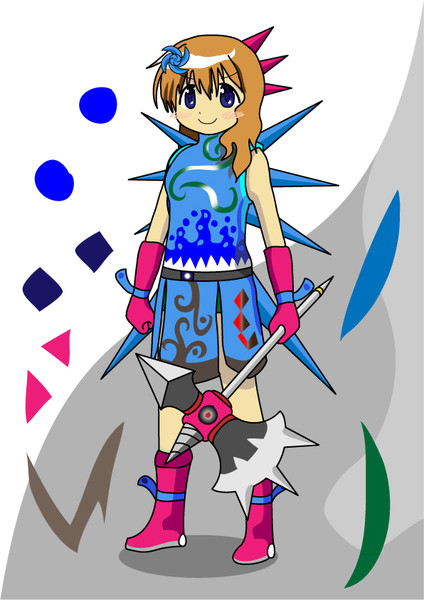 海女さん風魔法少女 ４７１ Yonai さんのイラスト ニコニコ静画 イラスト