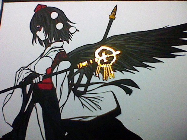 切り絵 東方 射命丸 文 Kohei さんのイラスト ニコニコ静画 イラスト