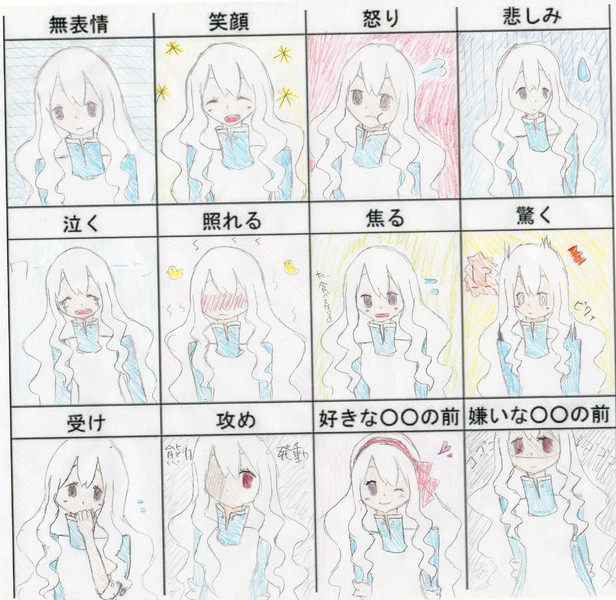 表情練習 Nicosub静画