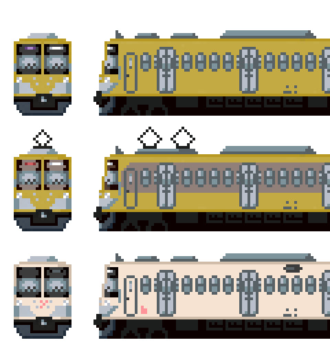 ドット絵 西武鉄道新101系 いかぽっぽ Ikapoppo さんのイラスト ニコニコ静画 イラスト
