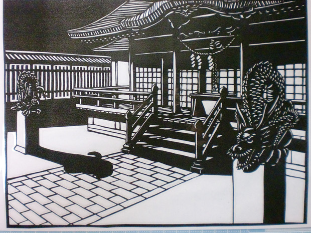 【切り絵】　～神社～