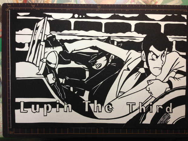 切り絵 Lupin The Third ルパン 次元 ねこまじん さんのイラスト ニコニコ静画 イラスト