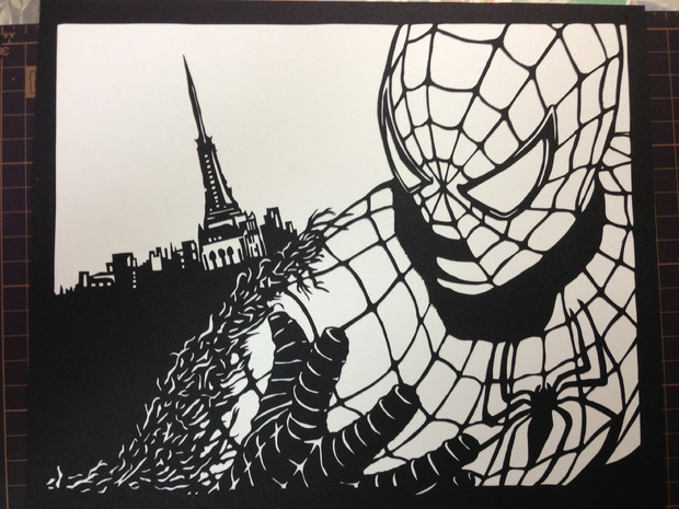 切り絵 スパイダーマン3 ねこまじん さんのイラスト ニコニコ静画 イラスト