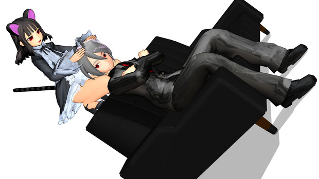 この可愛い黒猫を頭に乗せるだけの簡単なお仕事ですにゃー Lazyrage さんのイラスト ニコニコ静画 イラスト