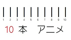 10本アニメ