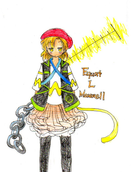 何故か電磁波を擬人化してみた 軒崎風林 さんのイラスト ニコニコ静画 イラスト