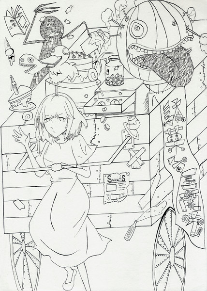 駄菓子屋商売 色無し トマト牛乳 さんのイラスト ニコニコ静画 イラスト