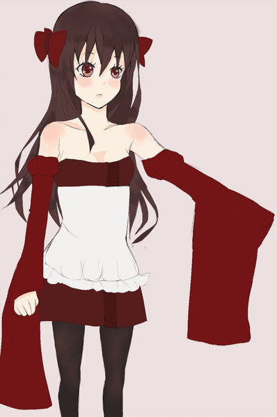 和洋折衷着物メイド もちこ さんのイラスト ニコニコ静画 イラスト