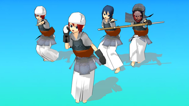 Mmd モブ子さん部活中3 Pmca ディプスペ 彡 さんのイラスト ニコニコ静画 イラスト
