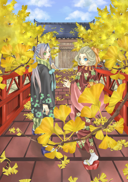 銀杏並木 ニコニコ静画 イラスト