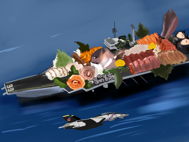 舟盛り ぴーたん ずくなし さんのイラスト ニコニコ静画 イラスト