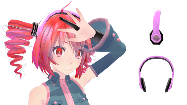 髪留めとヘッドホン サイキョー さんのイラスト ニコニコ静画 イラスト