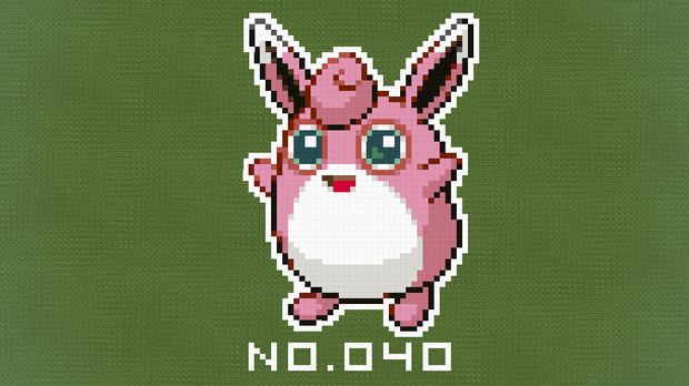 マイクラ ポケモン図鑑no 040 ドット絵 のむちょん さんのイラスト ニコニコ静画 イラスト
