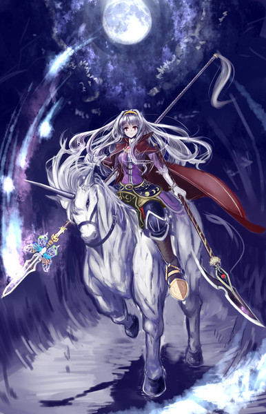 月下の二槍騎士 山葵 会津若松の変なペナントp さんのイラスト ニコニコ静画 イラスト