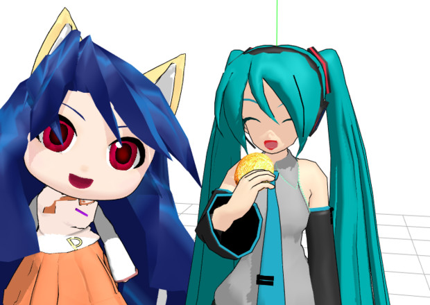 【MMDモデル配布あり】さつま揚げ【ＭＭＤ居酒屋】