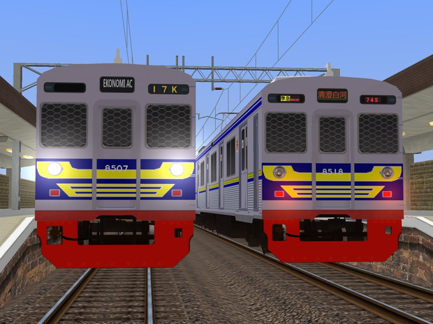 【RailSim】インドネシアの元東急8500系