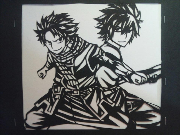 切り絵 フェアリーテイル トゥク W さんのイラスト ニコニコ静画 イラスト
