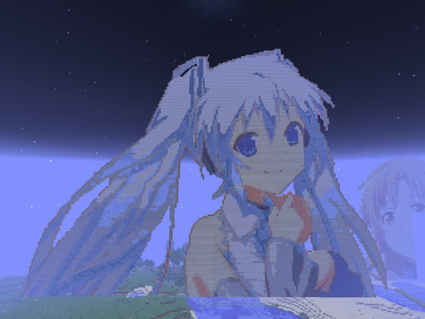 ｍｉｎｅｃｒａｆｔ 雪ミク 最後 さんのイラスト ニコニコ静画 イラスト
