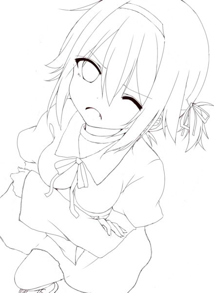 地味にしてみたよ 色なし 堀池 葵 さんのイラスト ニコニコ静画 イラスト