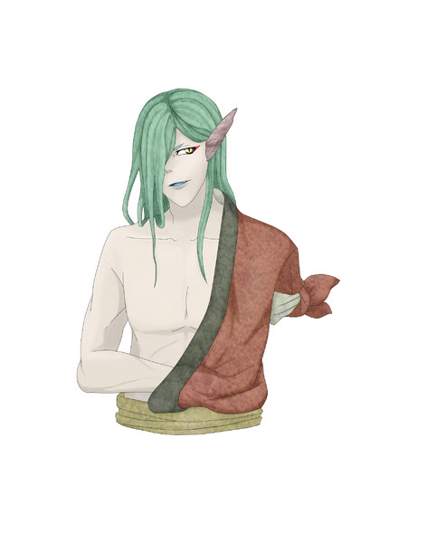 蛇の擬人化 でありたい 浅葱 さんのイラスト ニコニコ静画 イラスト