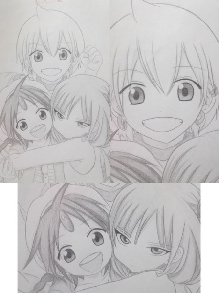 マギ やっぱしこの３人 Saki さんのイラスト ニコニコ静画 イラスト