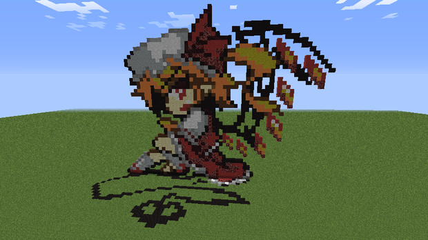 Minecraftでドット絵フランちゃん2 Sutas さんのイラスト ニコニコ静画 イラスト