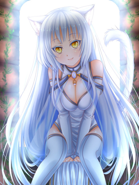 白猫アルヴィナ 擬人化 バレット さんのイラスト ニコニコ静画 イラスト