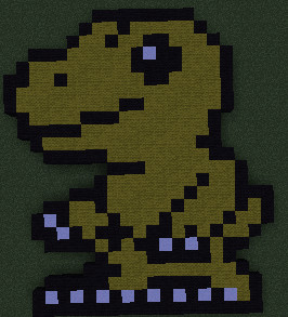 Minecraft アグモン デジモン ひで さんのイラスト ニコニコ静画 イラスト