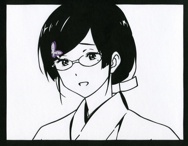 切り絵 十文字かほ おかつ さんのイラスト ニコニコ静画 イラスト