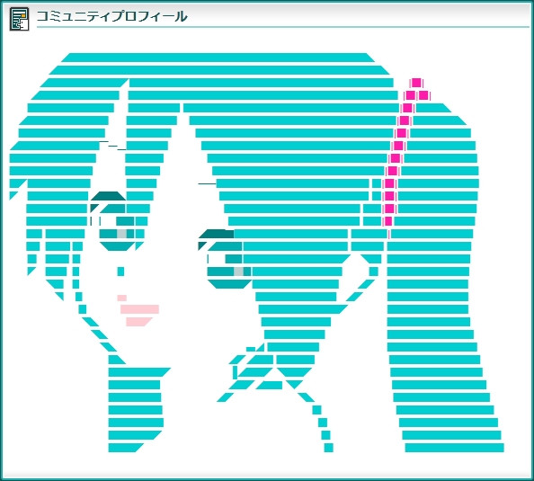 初音ミク　－顔だけVer
