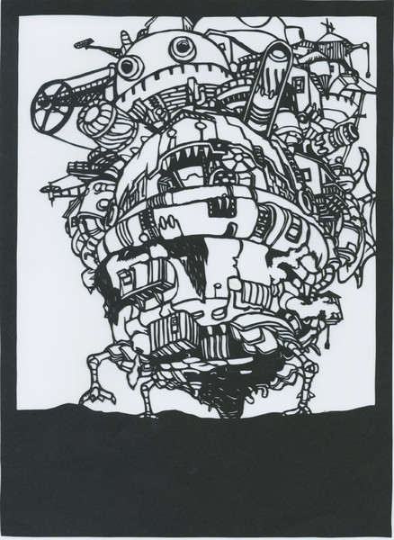 切り絵 ハウルの動く城 枕魚 さんのイラスト ニコニコ静画 イラスト