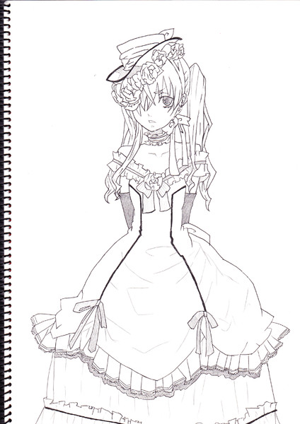 シエル ファントムハイヴ 描いてみた ちーかま さんのイラスト ニコニコ静画 イラスト
