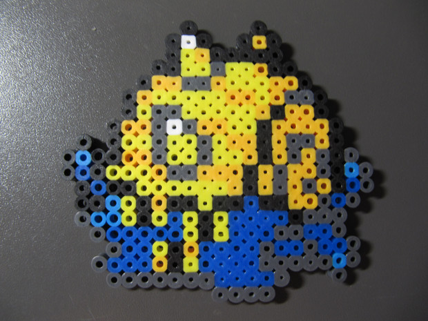  アイロンビーズで全ポケモンを作ってやんよNO.１３９：オムスター