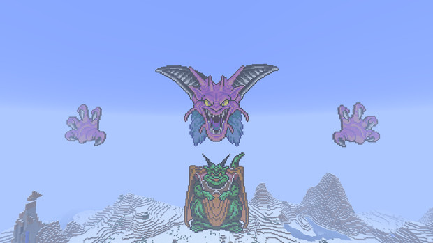 【Minecraft】 ドラゴンクエスト６ ムドー＆デスタムーア（第３形態） 【マインクラフト】