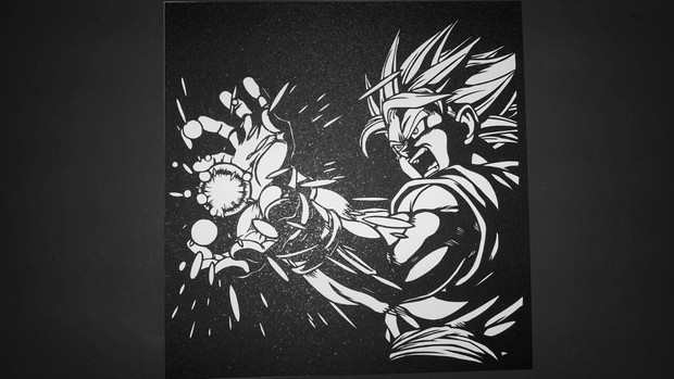 見事な 孫悟空 切り絵で、ドラゴンボールZ / さんのイラスト 浮屋 その他