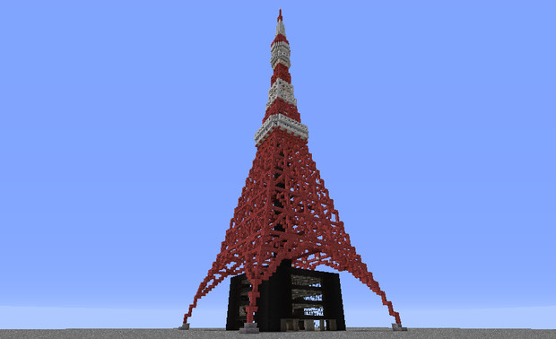 【minecraft】　東京タワー