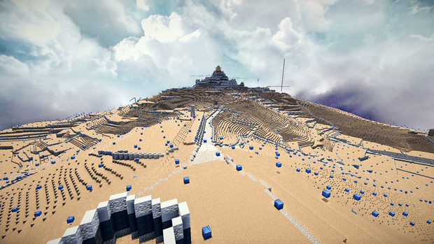Minecraft 安土城を山ごと再現中 其ノ八 くろむ さんのイラスト ニコニコ静画 イラスト